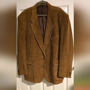 David Taylor Vintage Curdoroy Blazer 48L Brown
